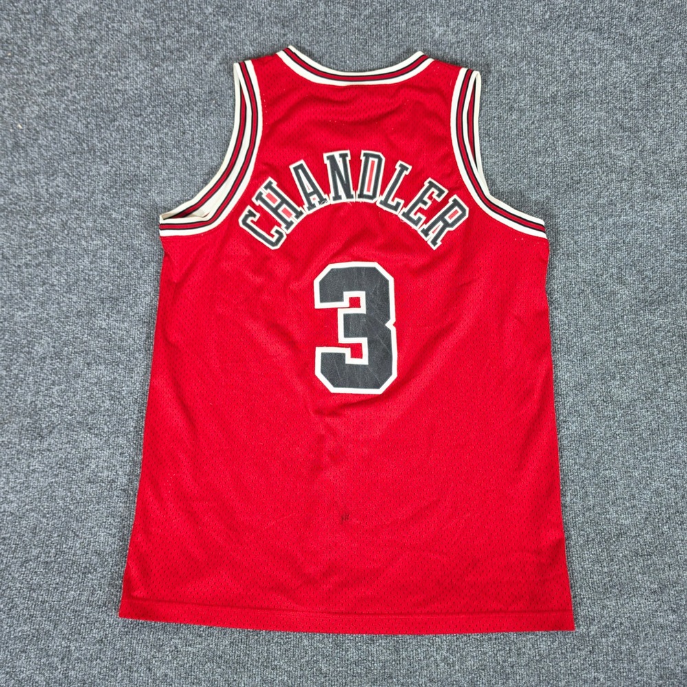 Nike Chicago Bulls Tyson Chandler 3 Basketball Jersey Red Mens XL Length +2